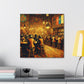 Western Saloon Scene - Canvas