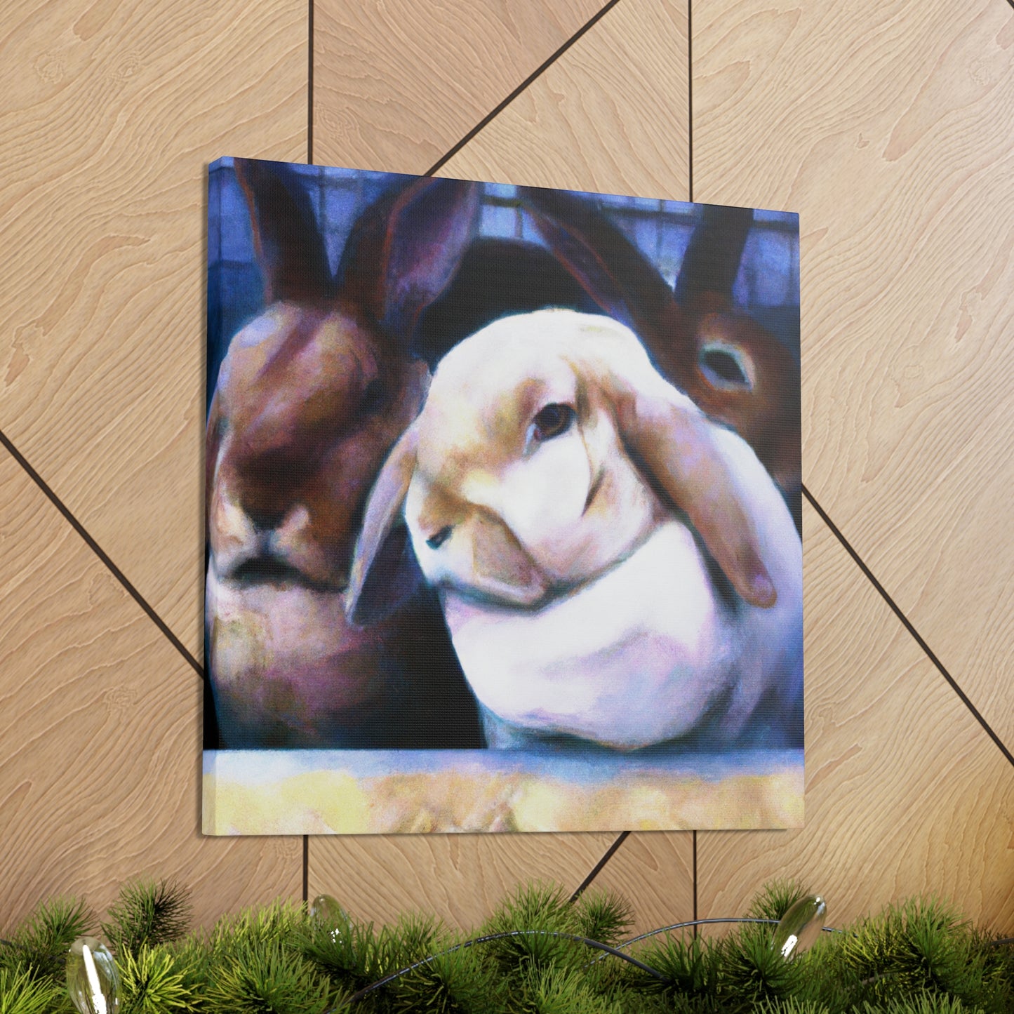 Furry Rabbit Realism - Canvas