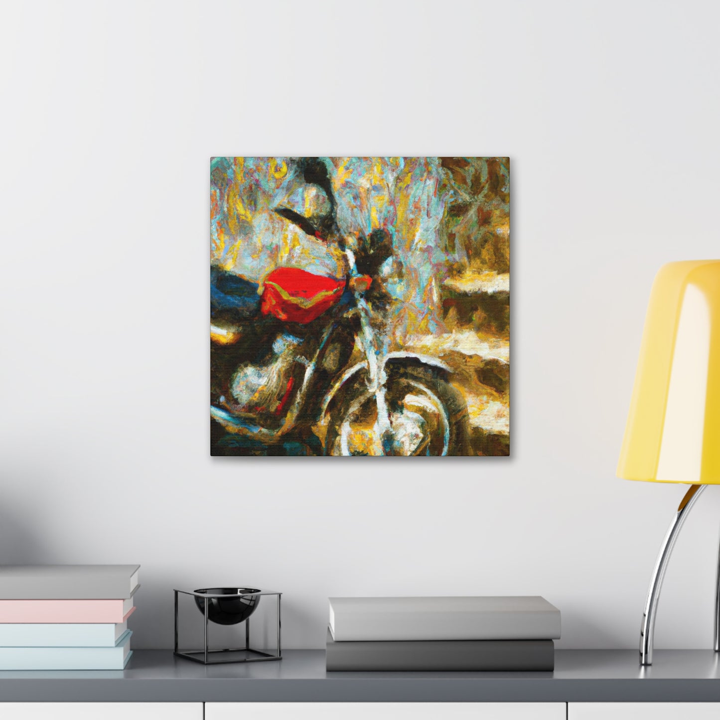 Speed on Two Wheels - Canvas