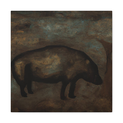 "Warthog in Turbulence" - Canvas