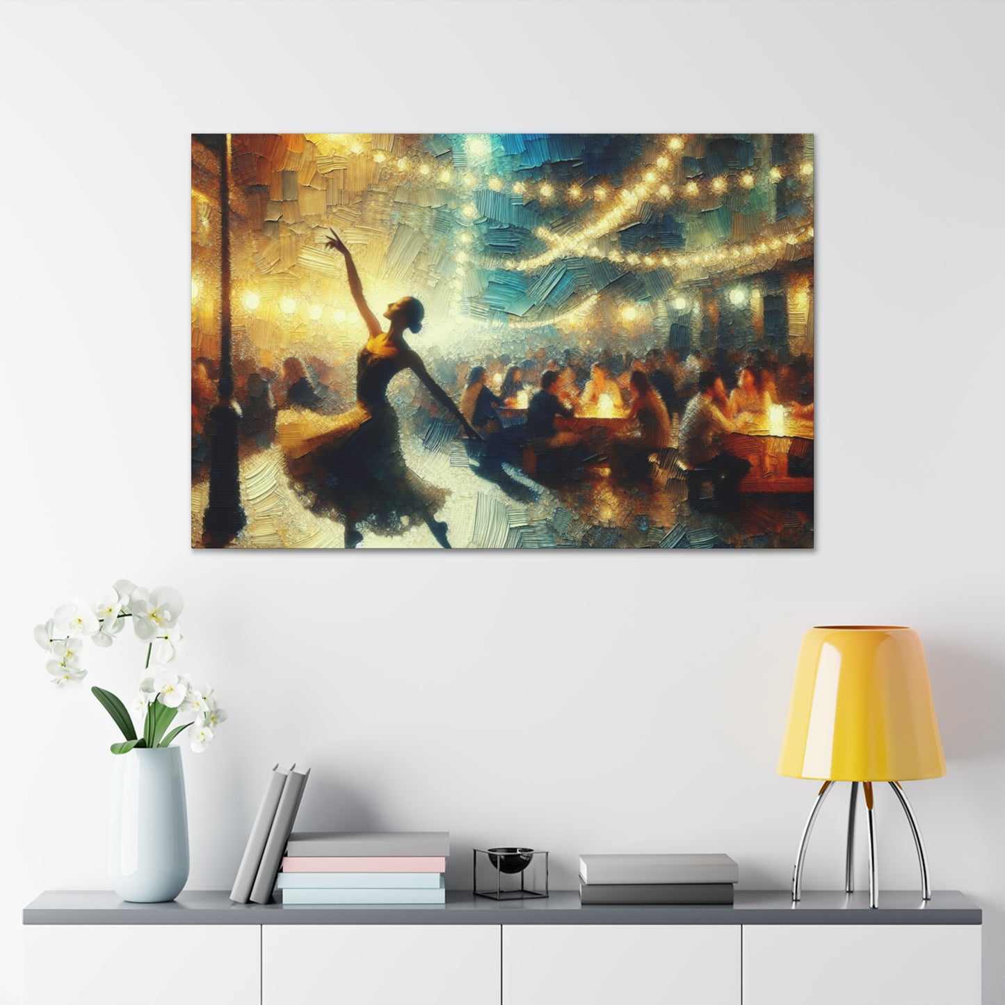 Graceful Rhythmic Elegance Unleashed - Canvas