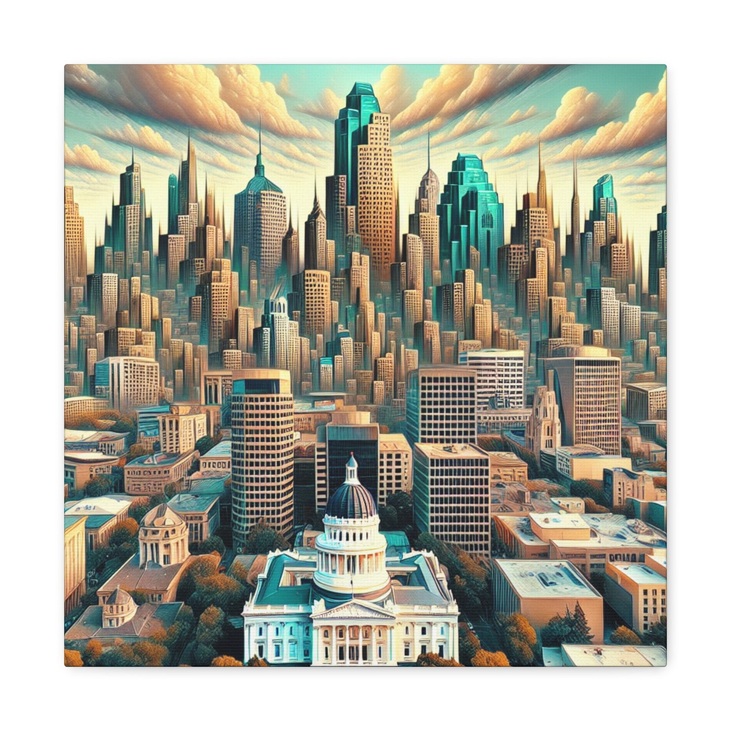 Dreamscape of Sacramento - Canvas