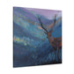 Deer in the Forest - Canvas