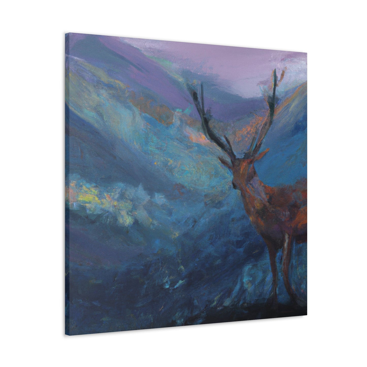 Deer in the Forest - Canvas