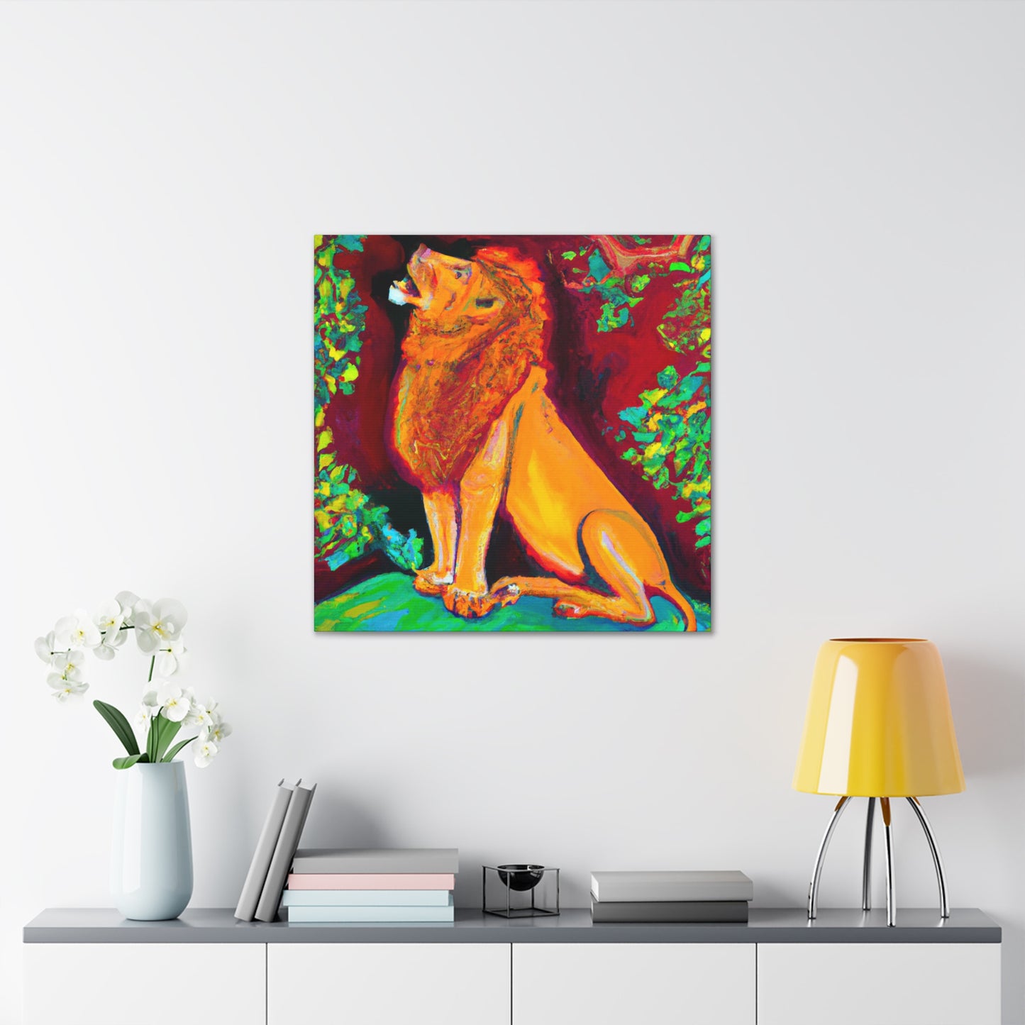 "Lion of Neoclassicism" - Canvas