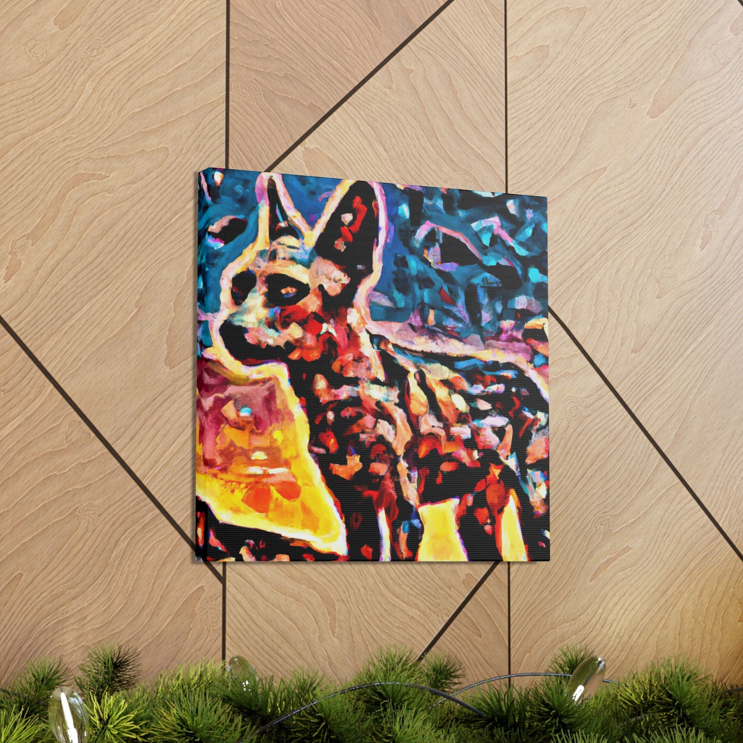 "Coyote in Surrealism" - Canvas