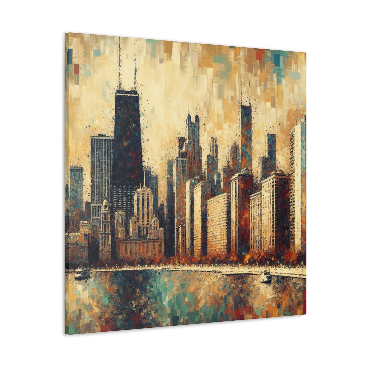 "Enchanted Urban Symphony" - Canvas