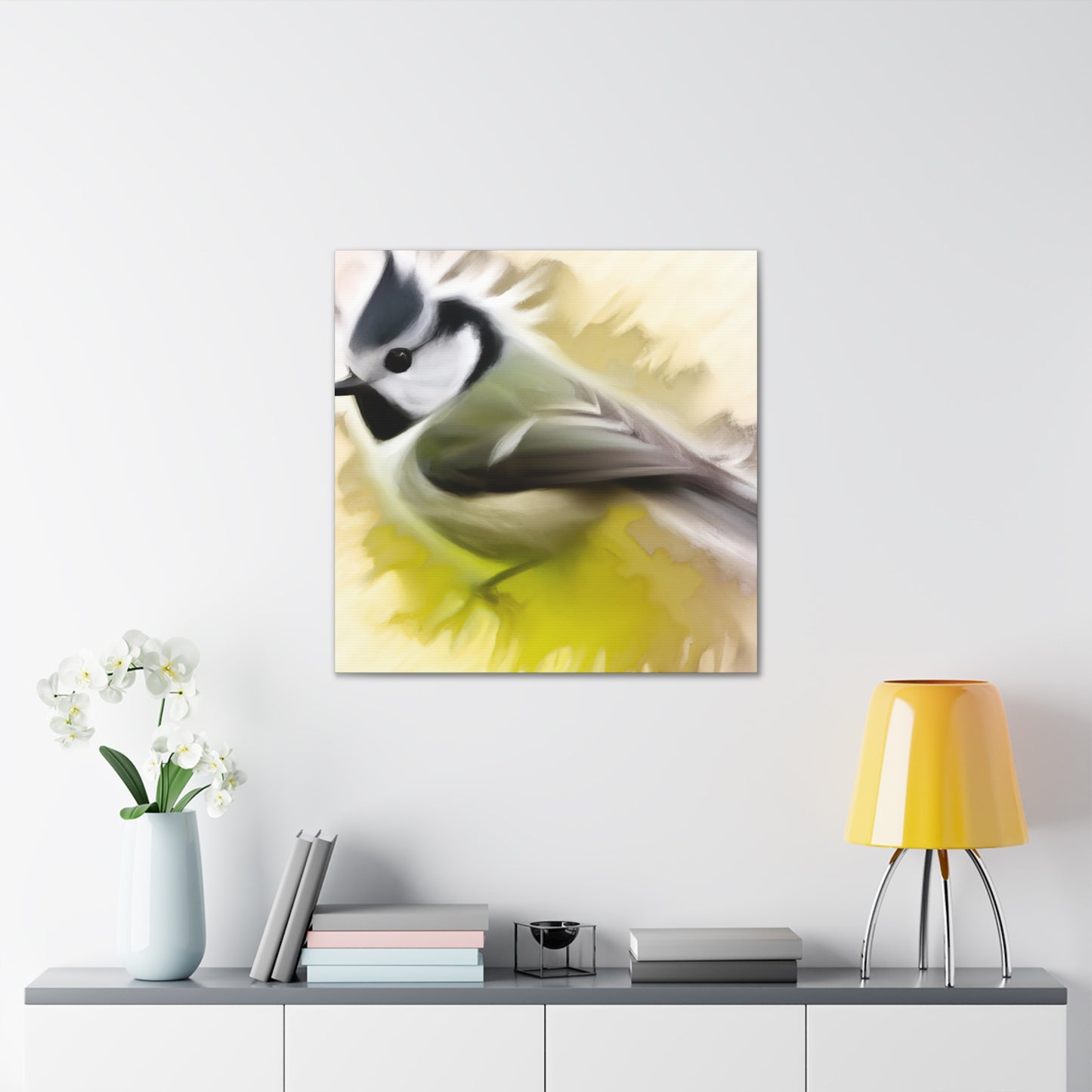 "Titmouse Tufted Majesty" - Canvas