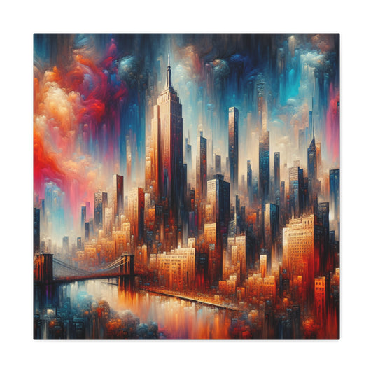 "Metropolitan Dreamscape" - Canvas