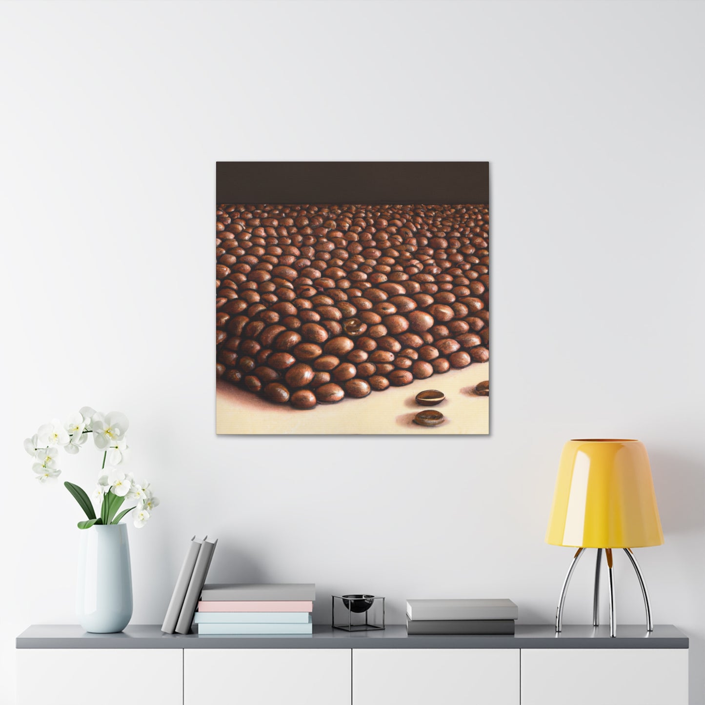 "Coffee Bean Realism" - Canvas