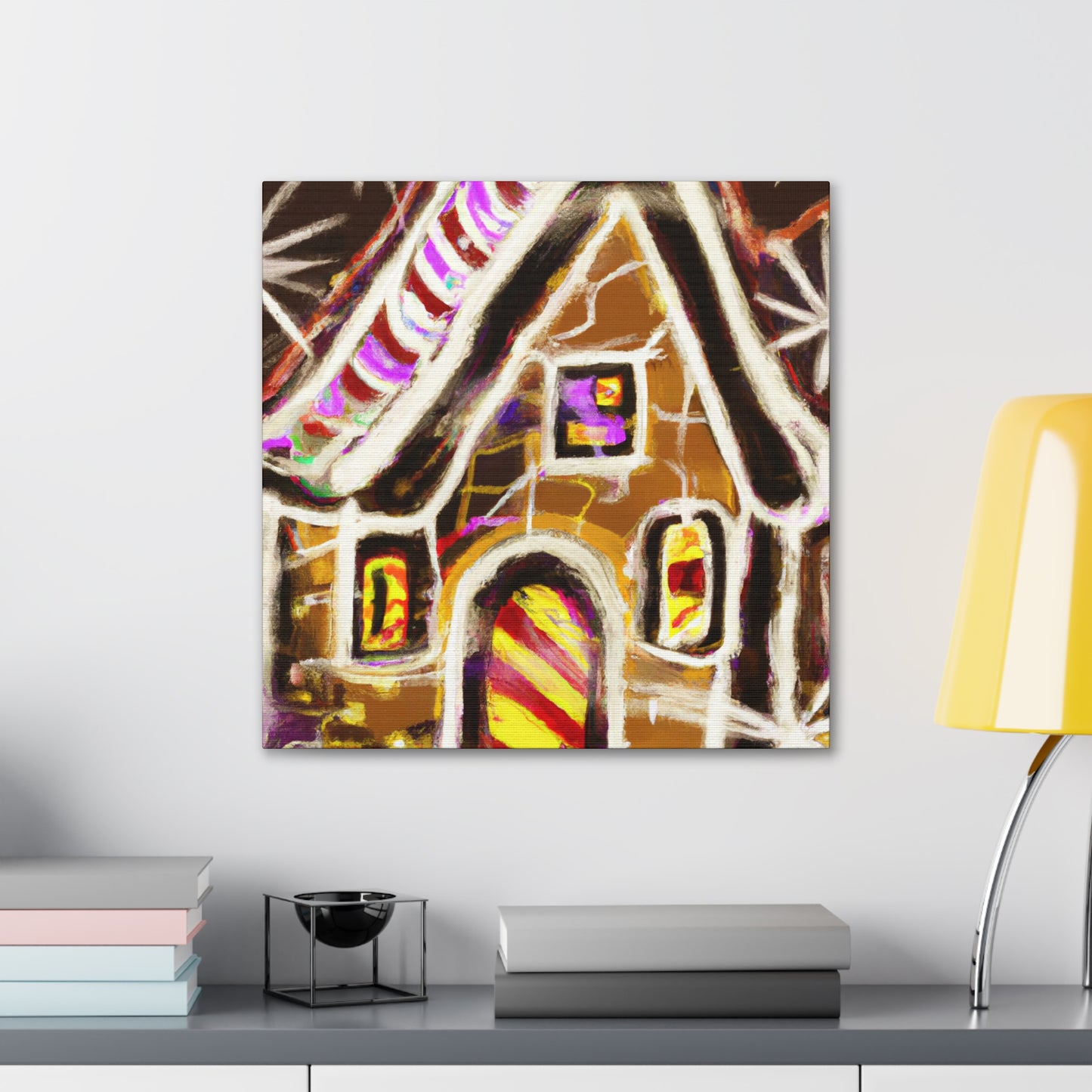 Gingerbread Dream House - Canvas