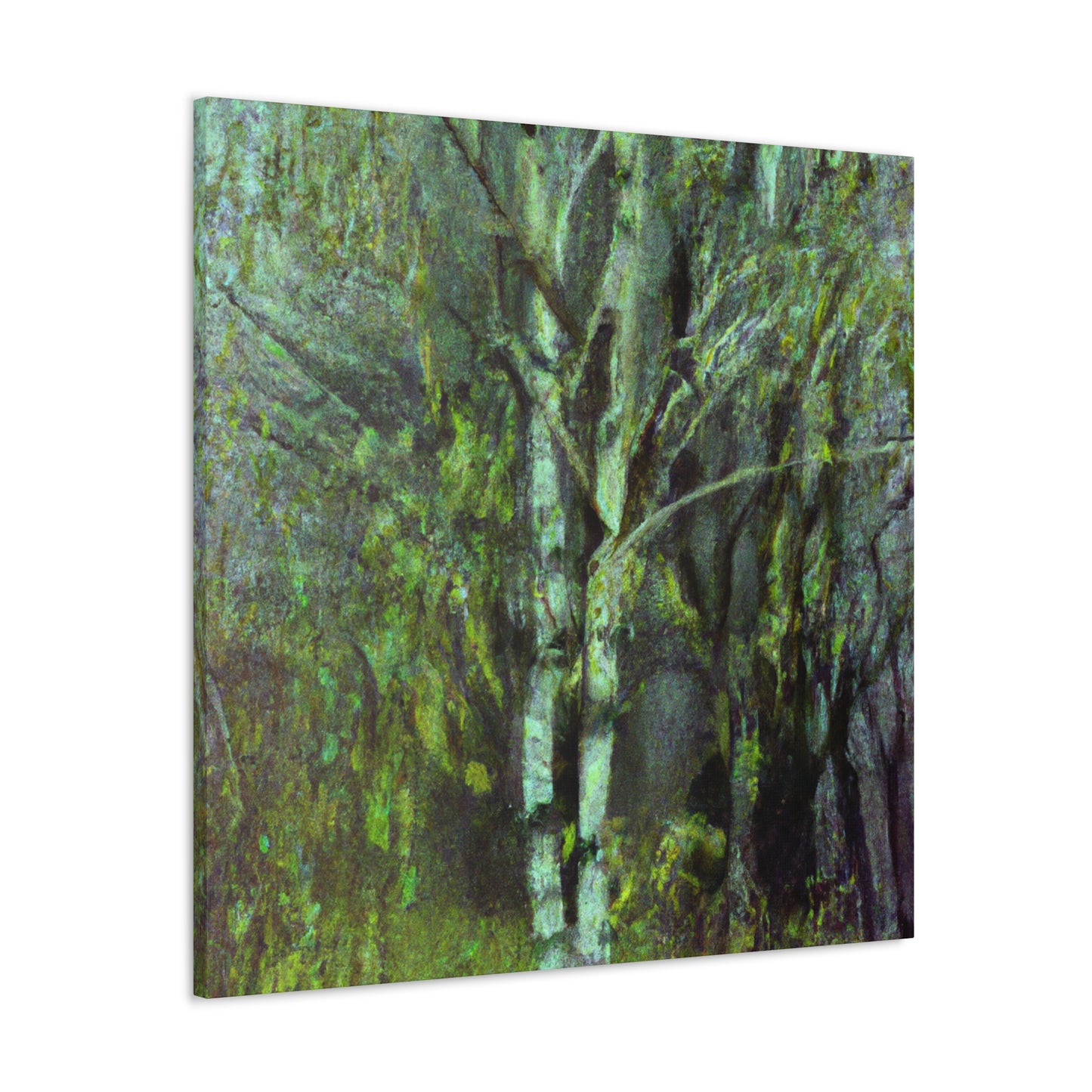 Birch Tree Impressionism - Canvas