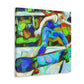 Skateboarding Impressionism - Canvas