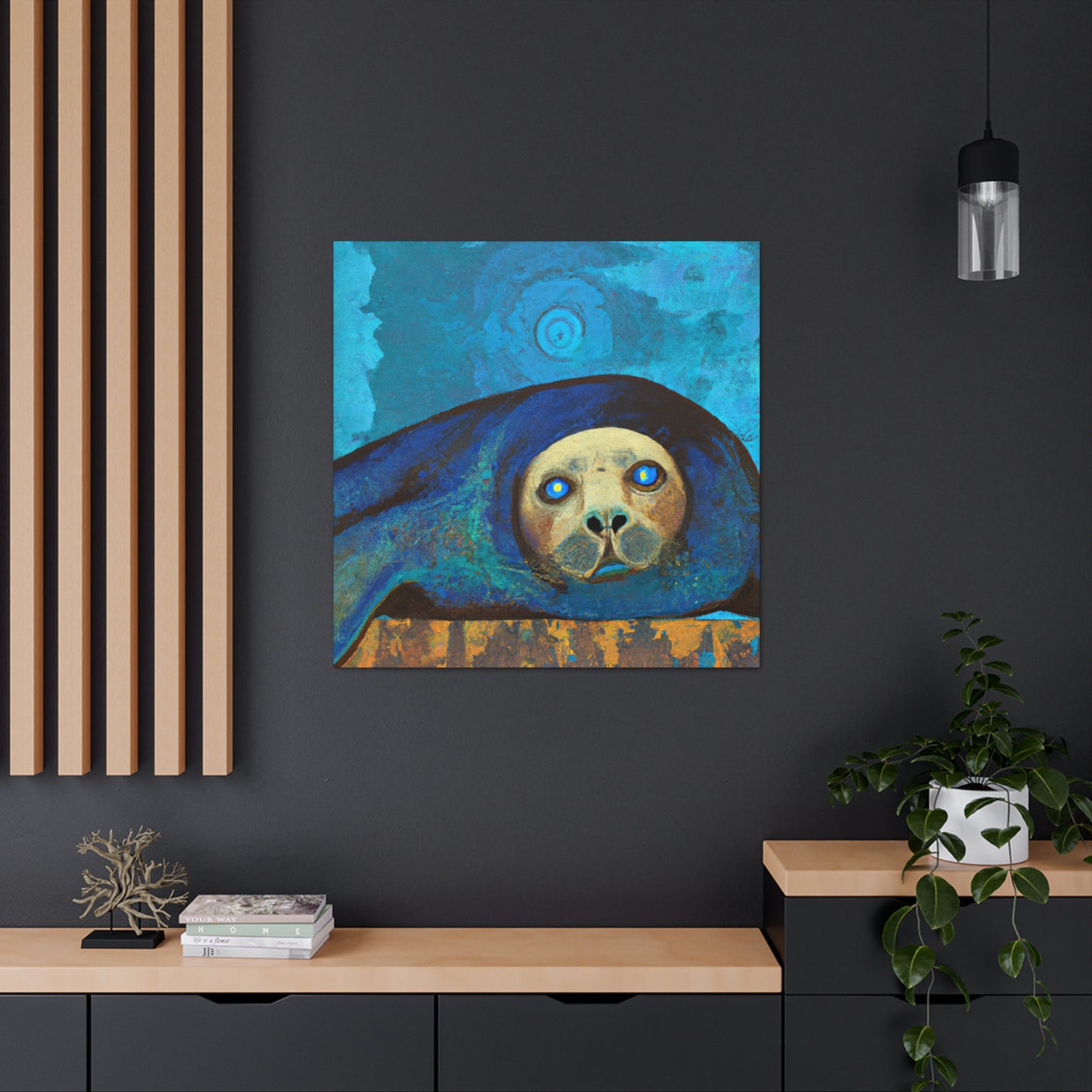 "Sea Lion Surrealism Dream" - Canvas