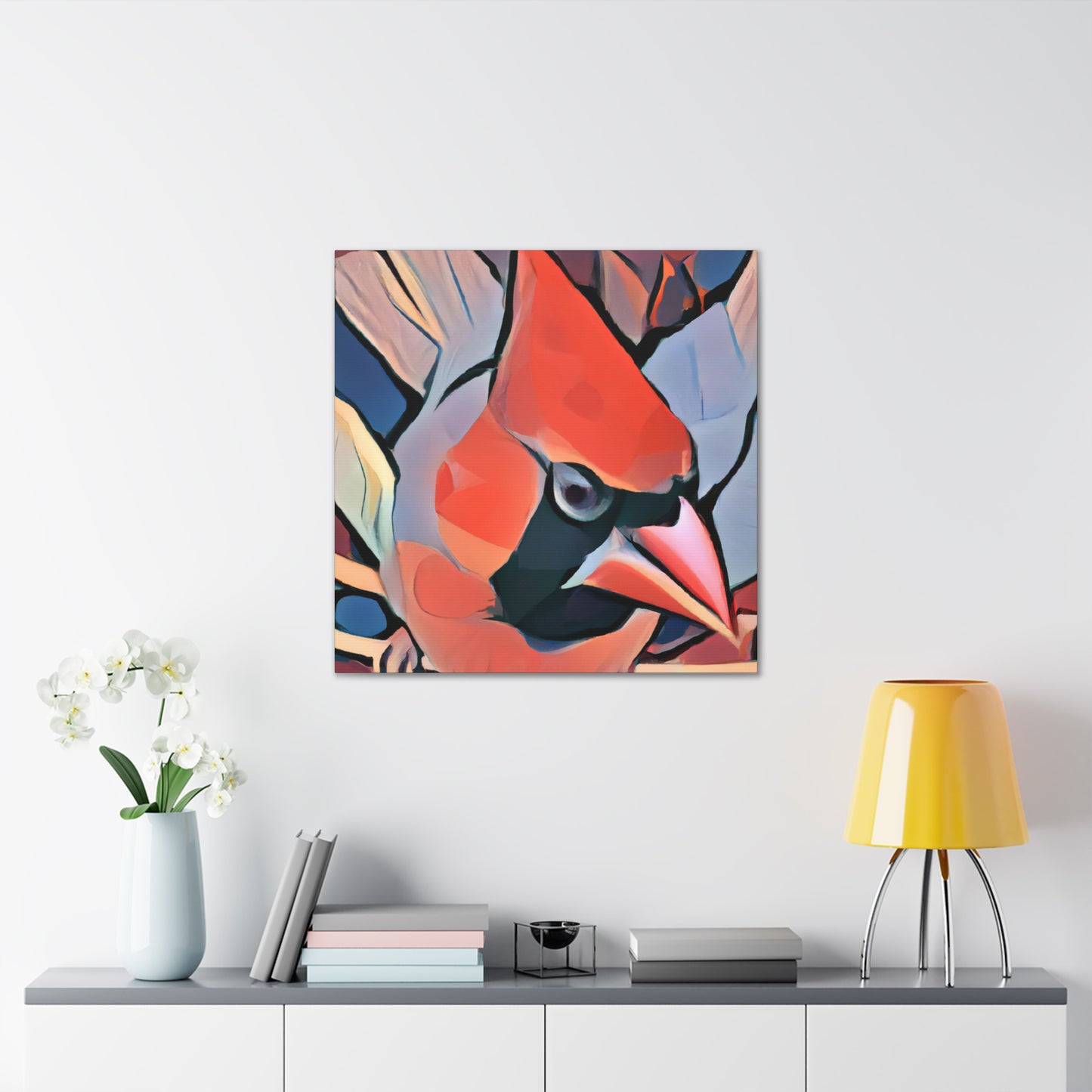 "Northern Cardinal Splendor" - Canvas