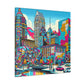 "Vibrant Milwaukee Mosaic" - Canvas