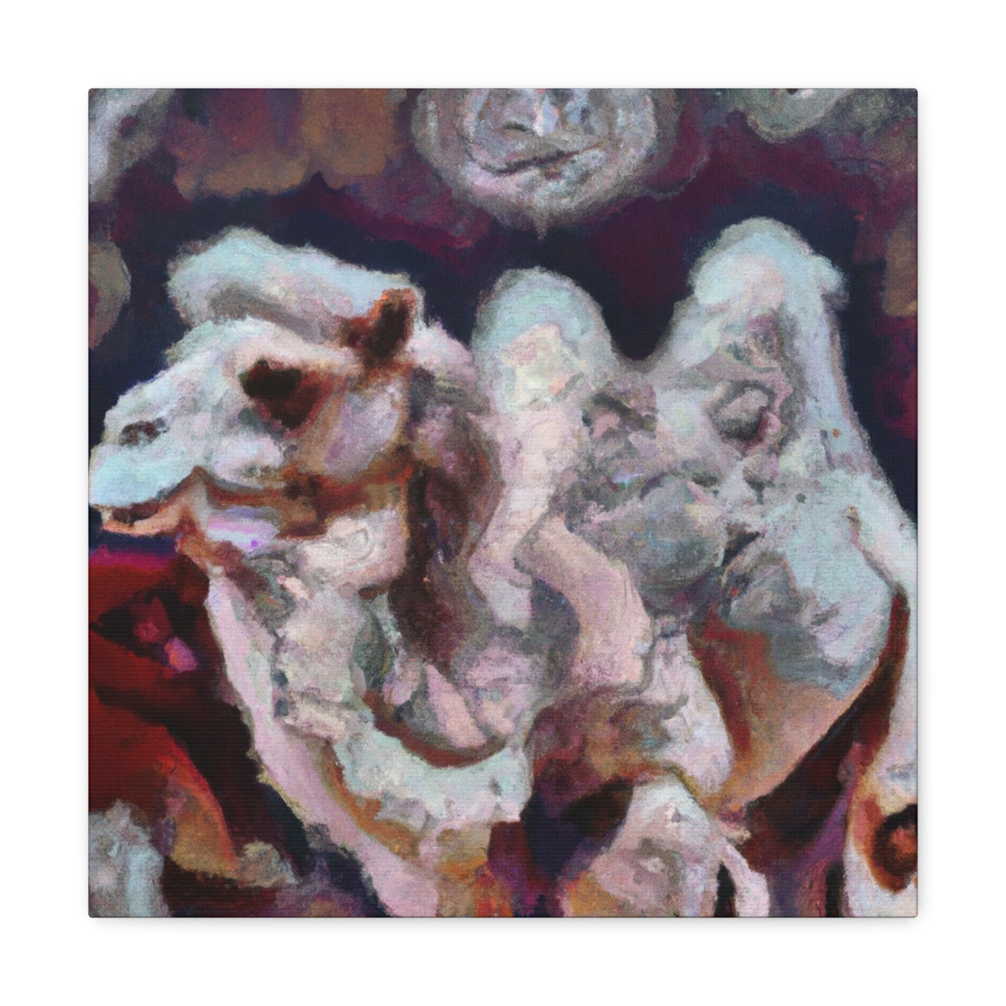 "Bactrian Camel Dreamscape" - Canvas