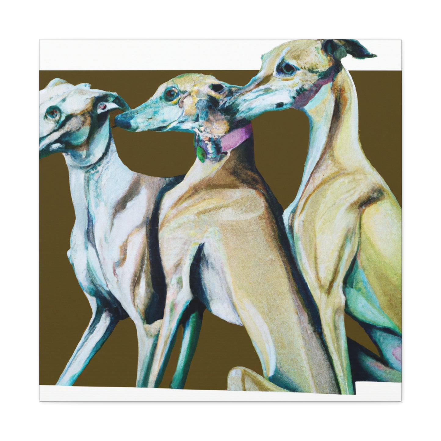 Greyhound in Splendor - Canvas