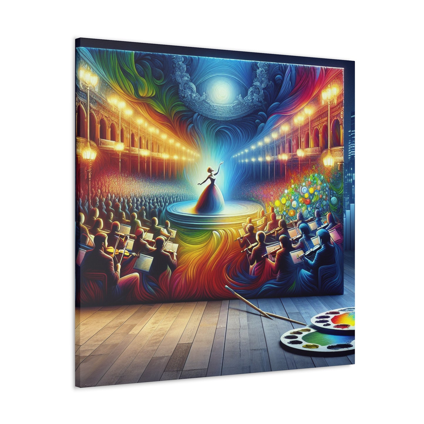 Opera Euphoria Ascends - Canvas