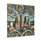 "Texas Tapestry: San Antonio" - Canvas