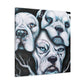 "American Bulldog Surrealism" - Canvas