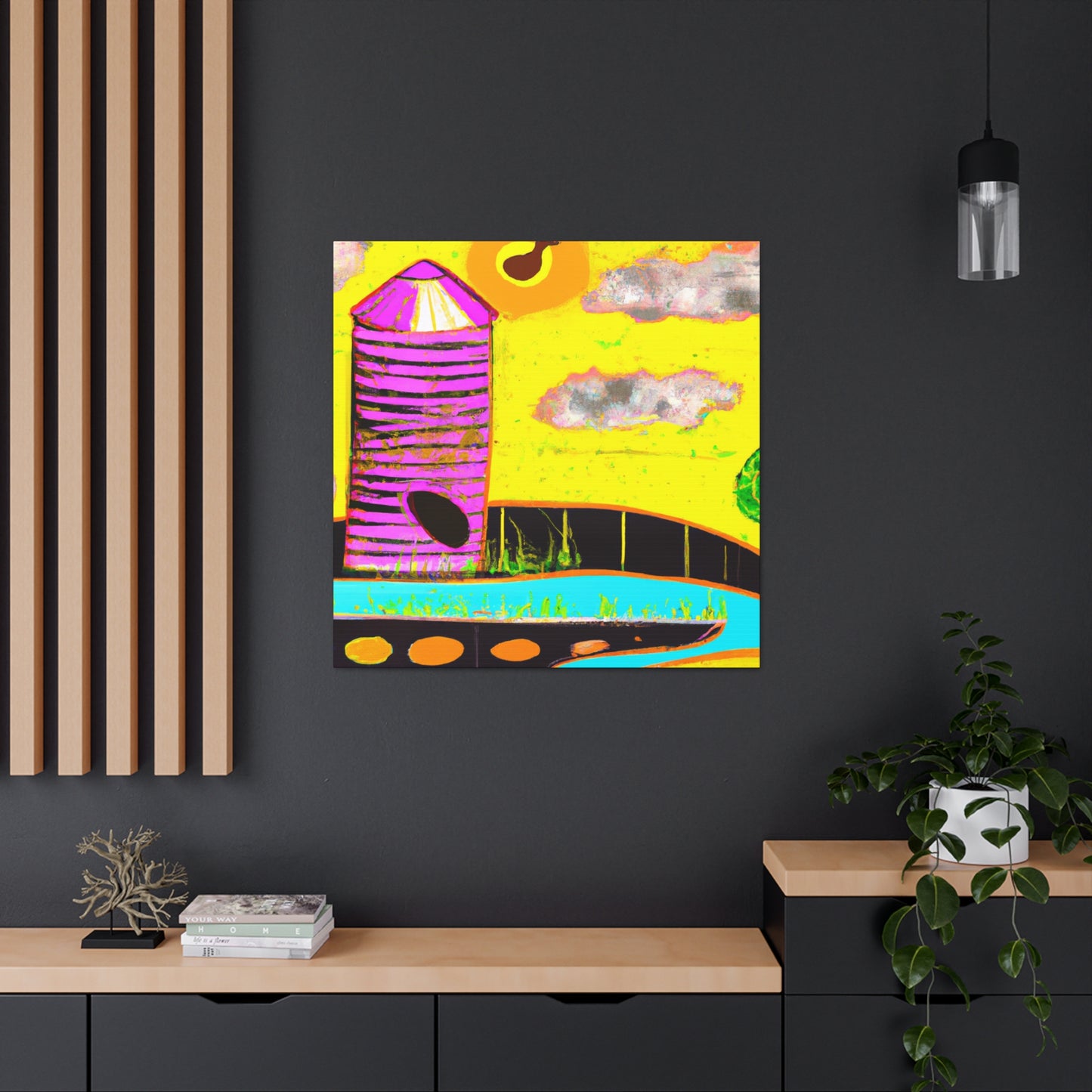 Silo of Colorful Dreams - Canvas