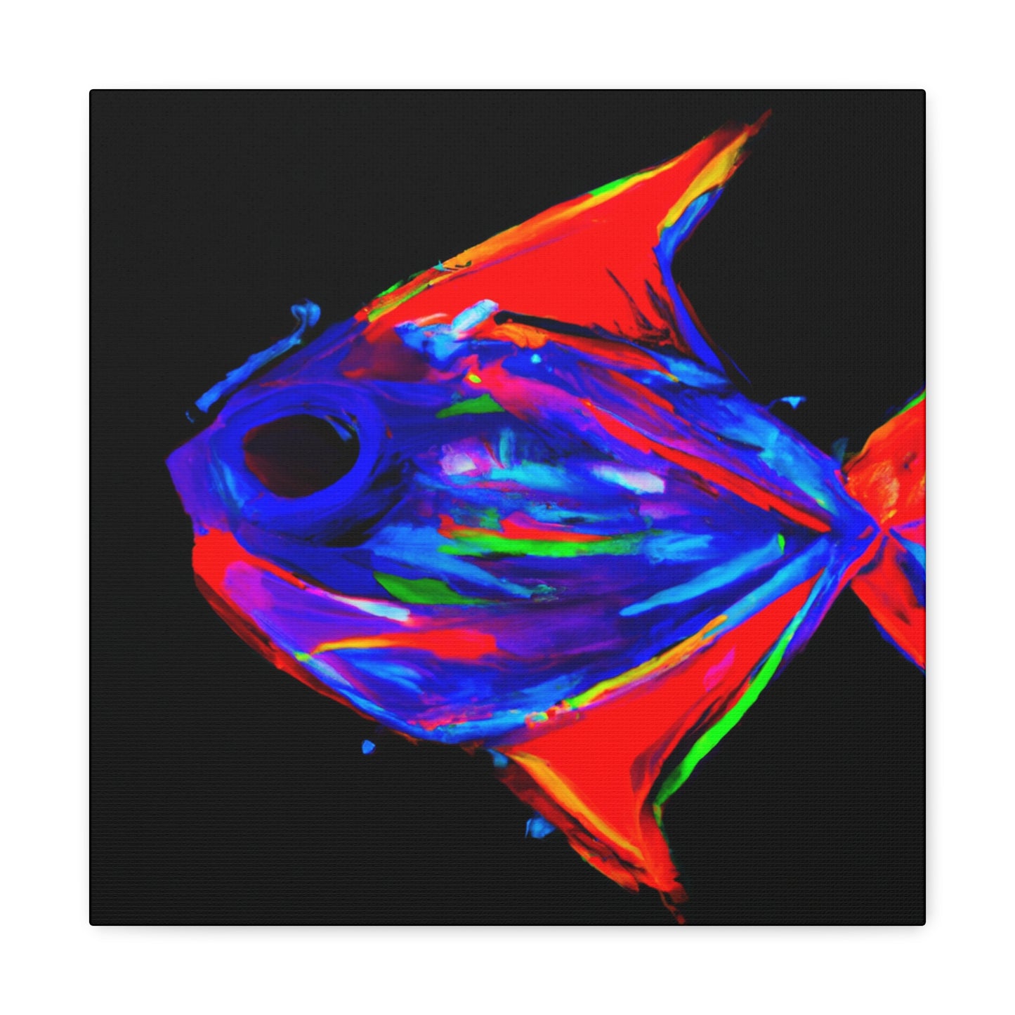 Neon Tetra Brilliance - Canvas