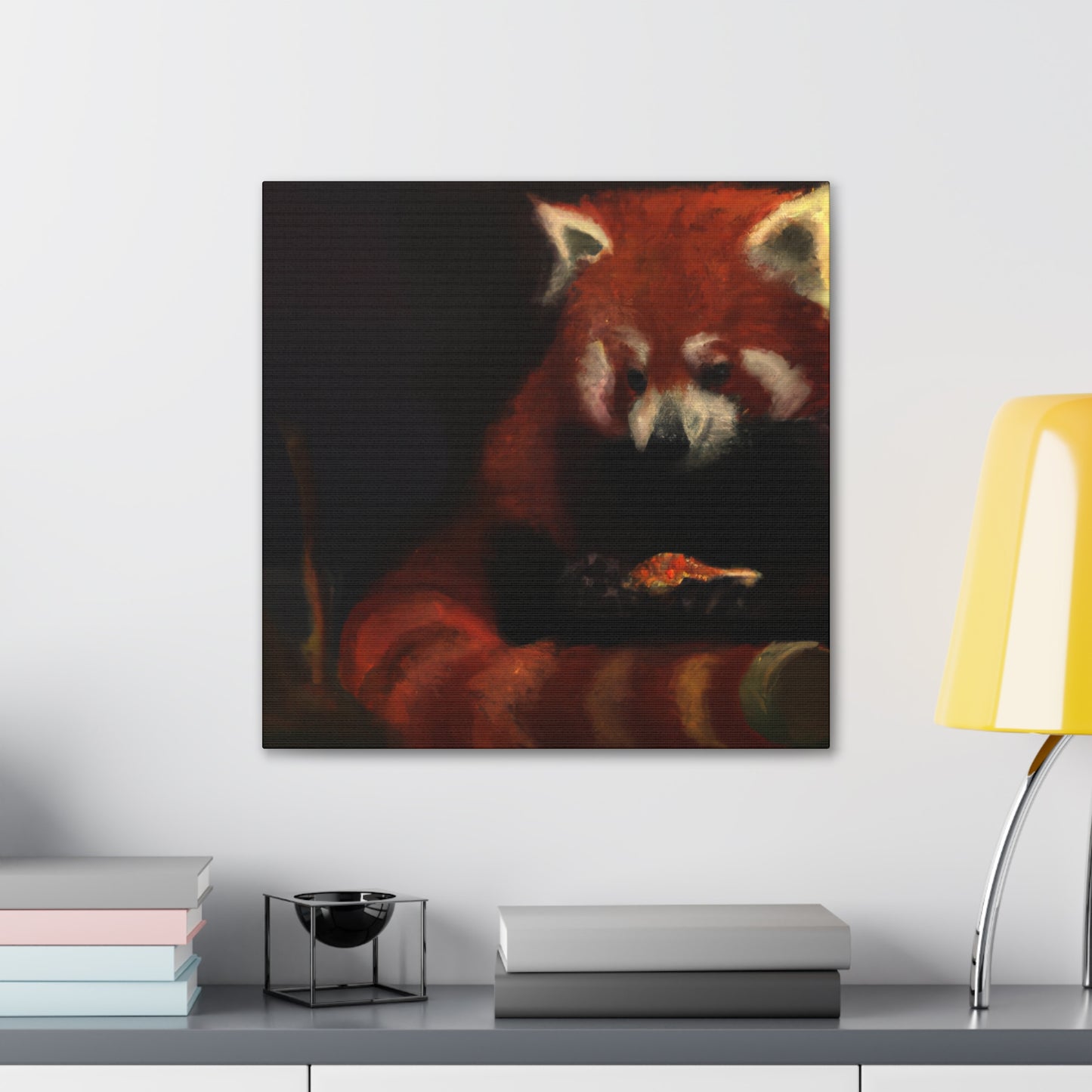 Red Panda Dreamscape - Canvas