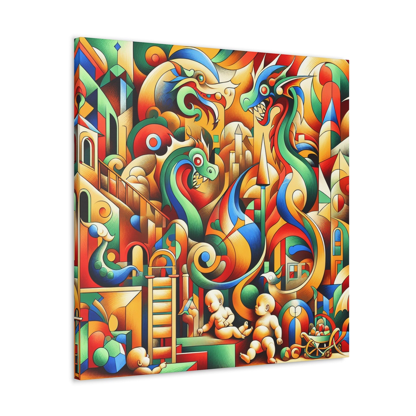 Dragon Dreamscape Delight - Canvas