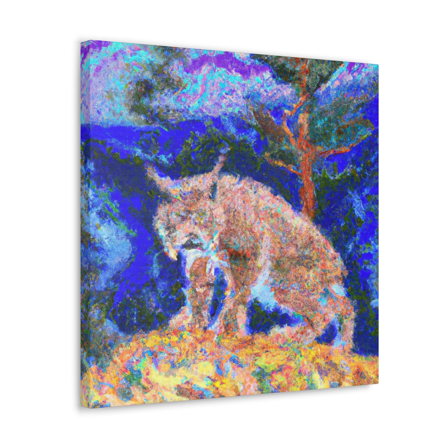 Bobcat at Sunrise - Canvas