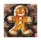 Gingerbread Man Deco - Canvas