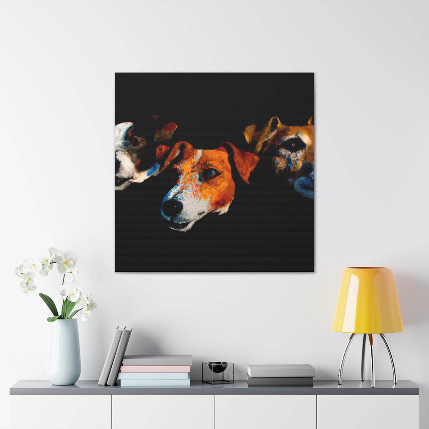 Life with Jack Russell - Canvas