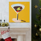 Martinis on a Canvas - Canvas