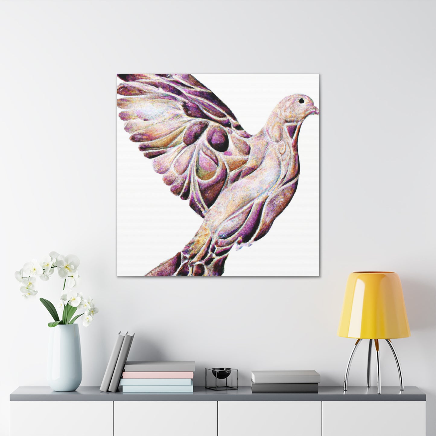 Mourning Dove Reflection - Canvas