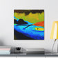 "Kayak in Moonlight Dream" - Canvas