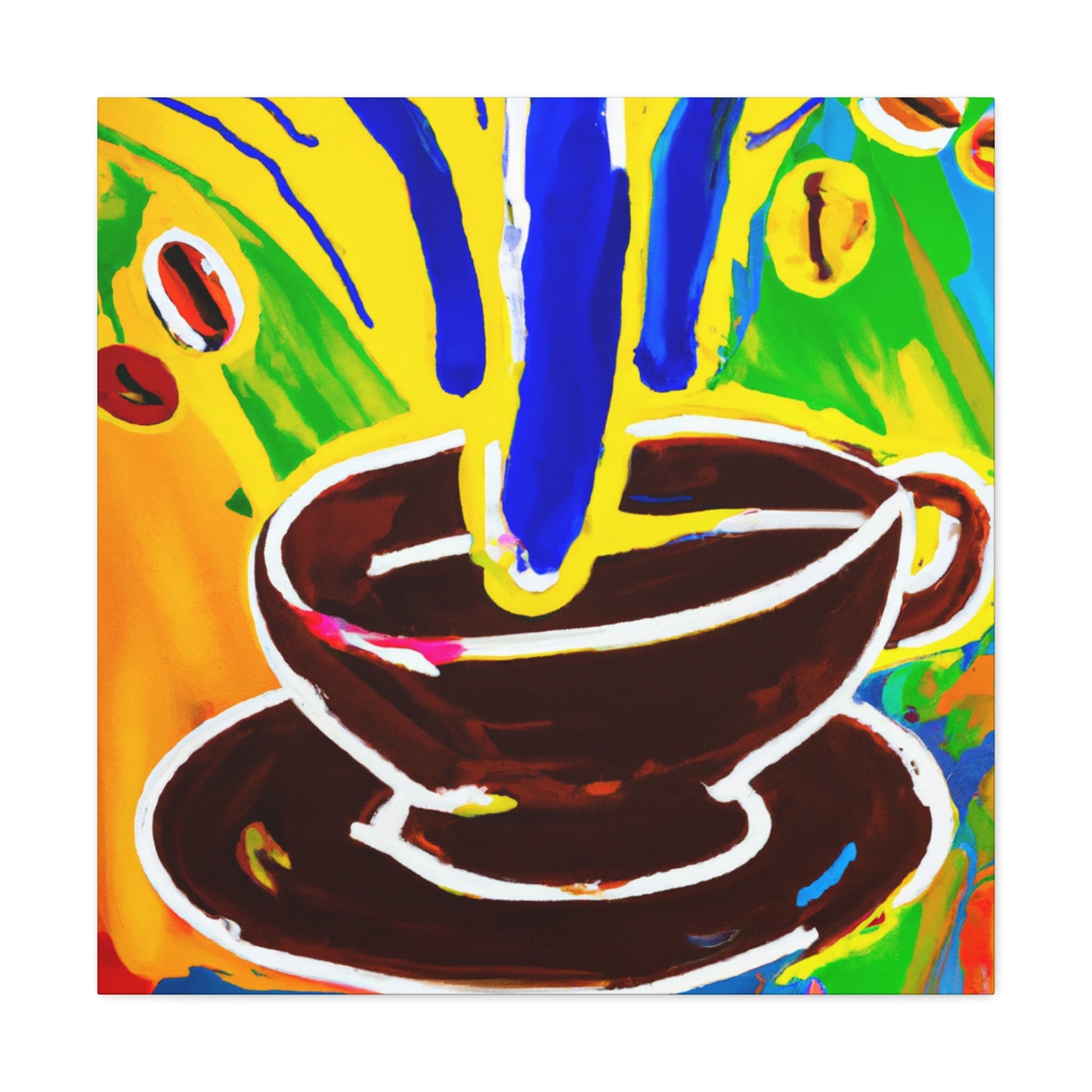 Coffee in Pop Art - Canvas