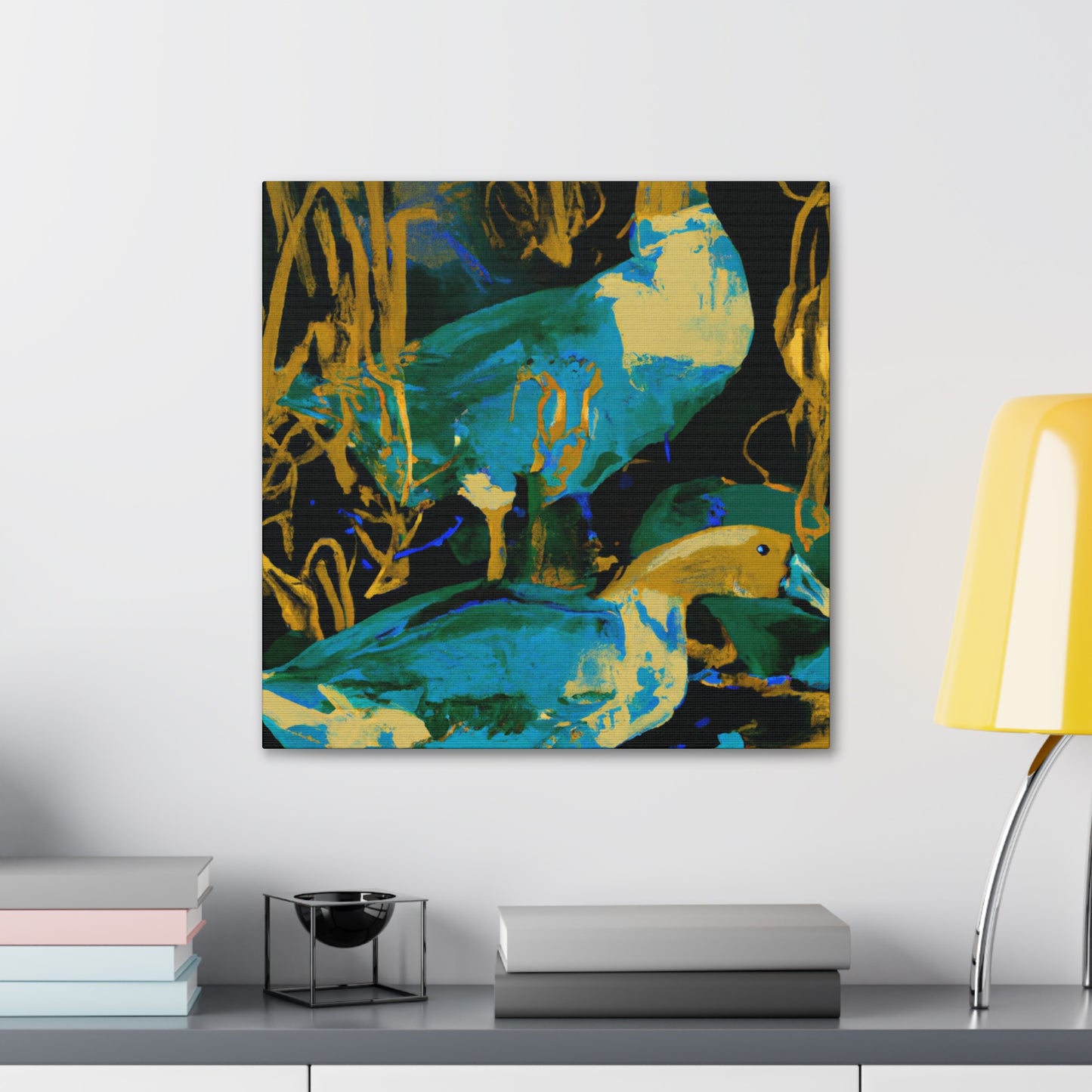 Duck and the Sky - Canvas