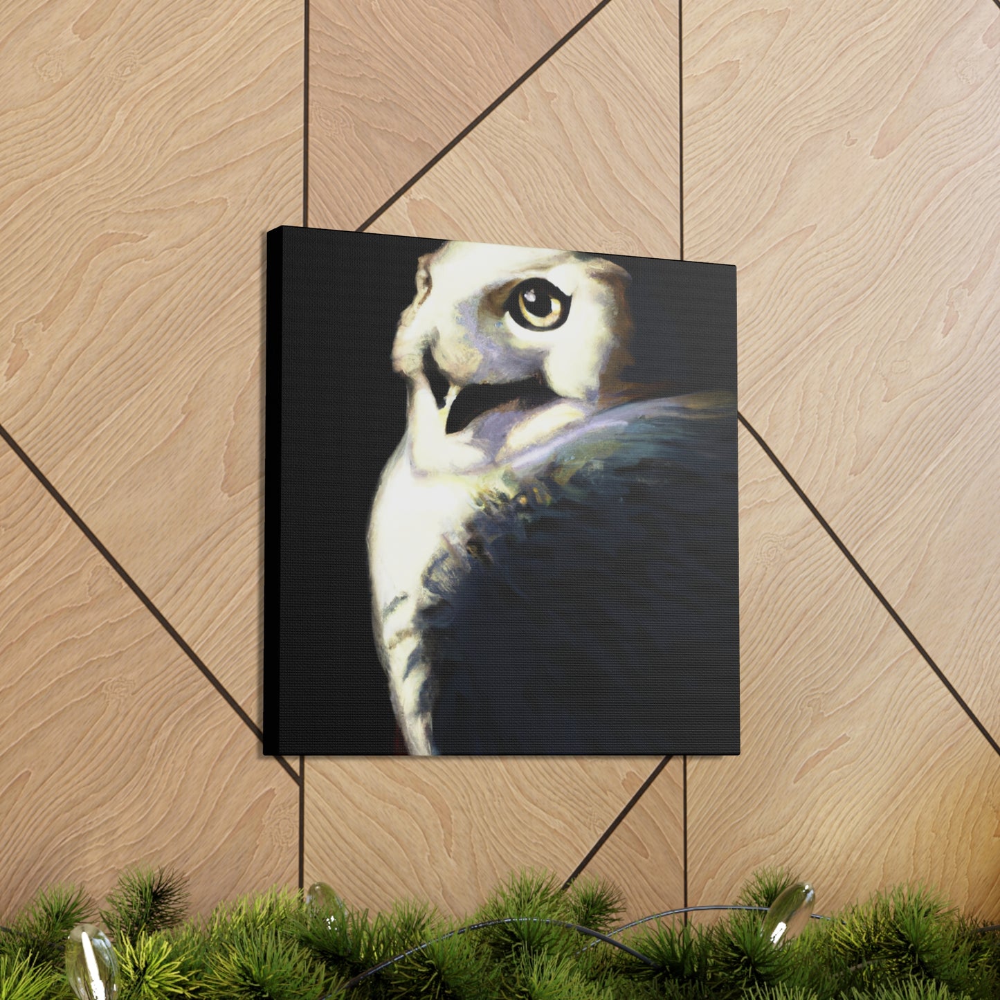 Snowy Owl Surreality - Canvas