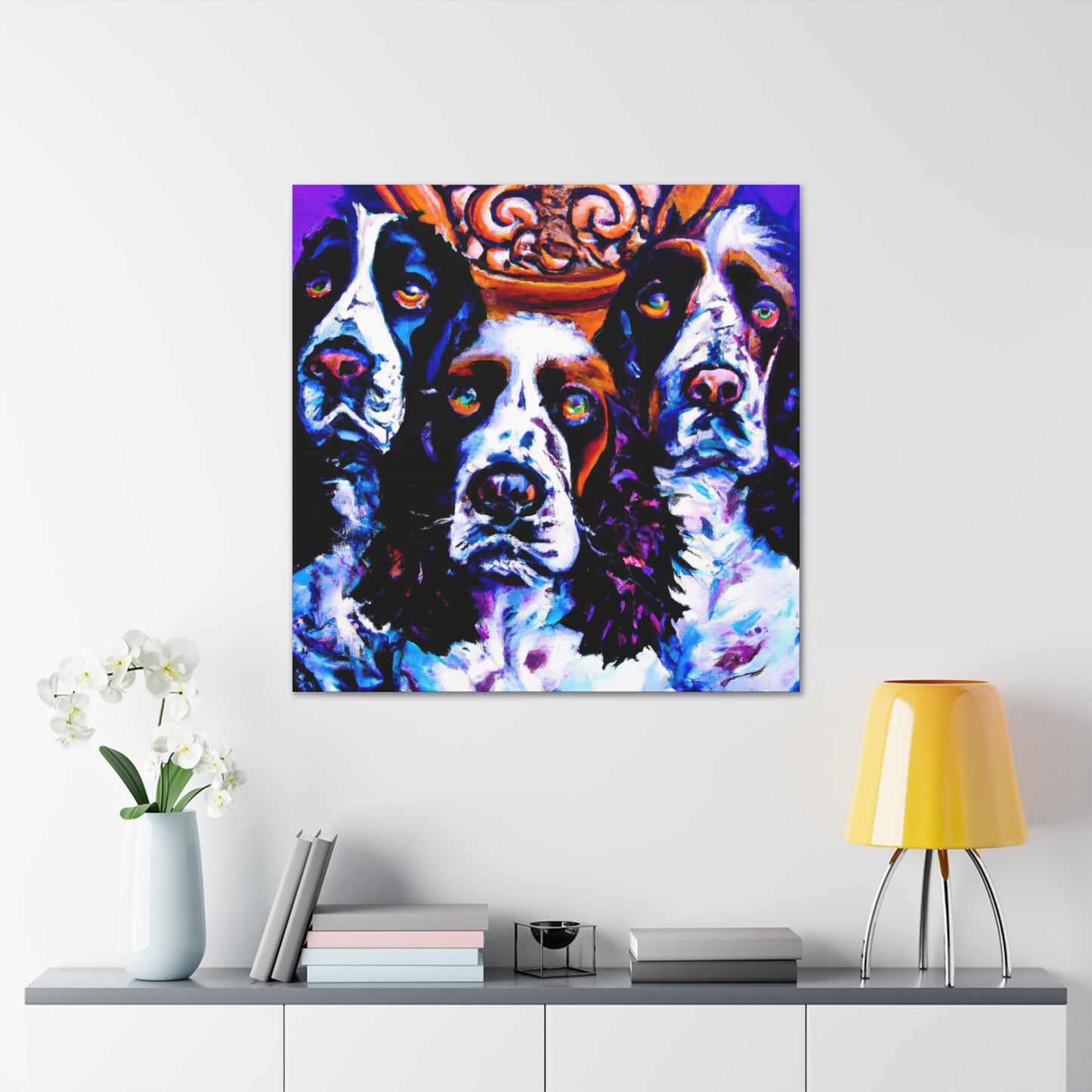 "A Surreal Springer Spaniel" - Canvas