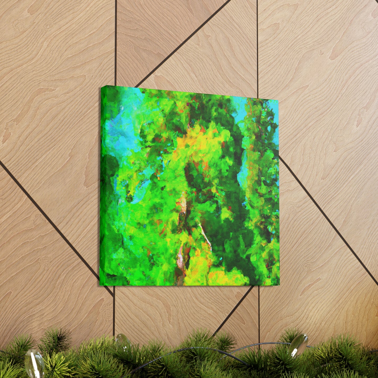 Cypress Tree Impressionism - Canvas