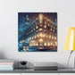 Moonlit Metropolis Magic - Canvas