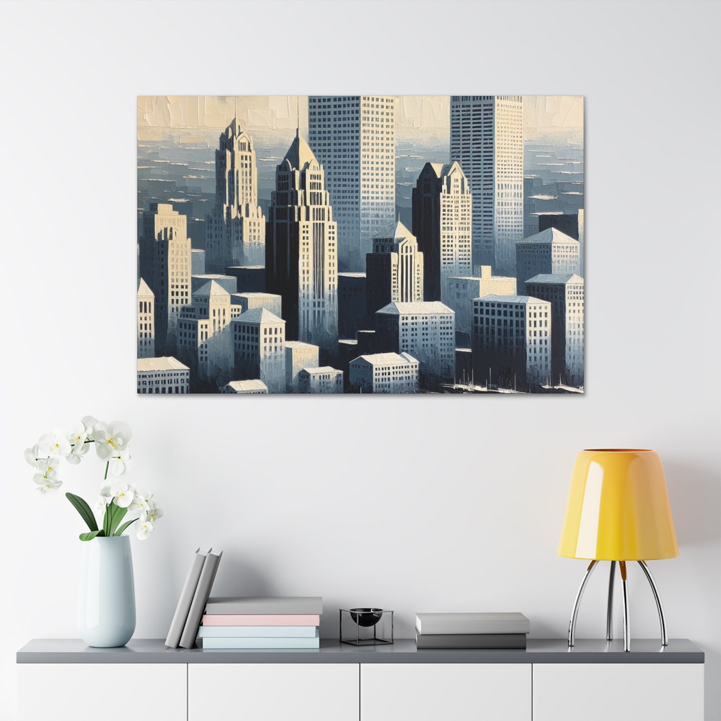 "Gilded Brew City Impressions" - Canvas