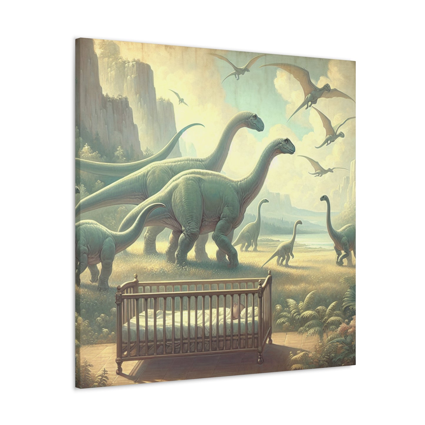 Pastel Prehistoric Portraits - Canvas