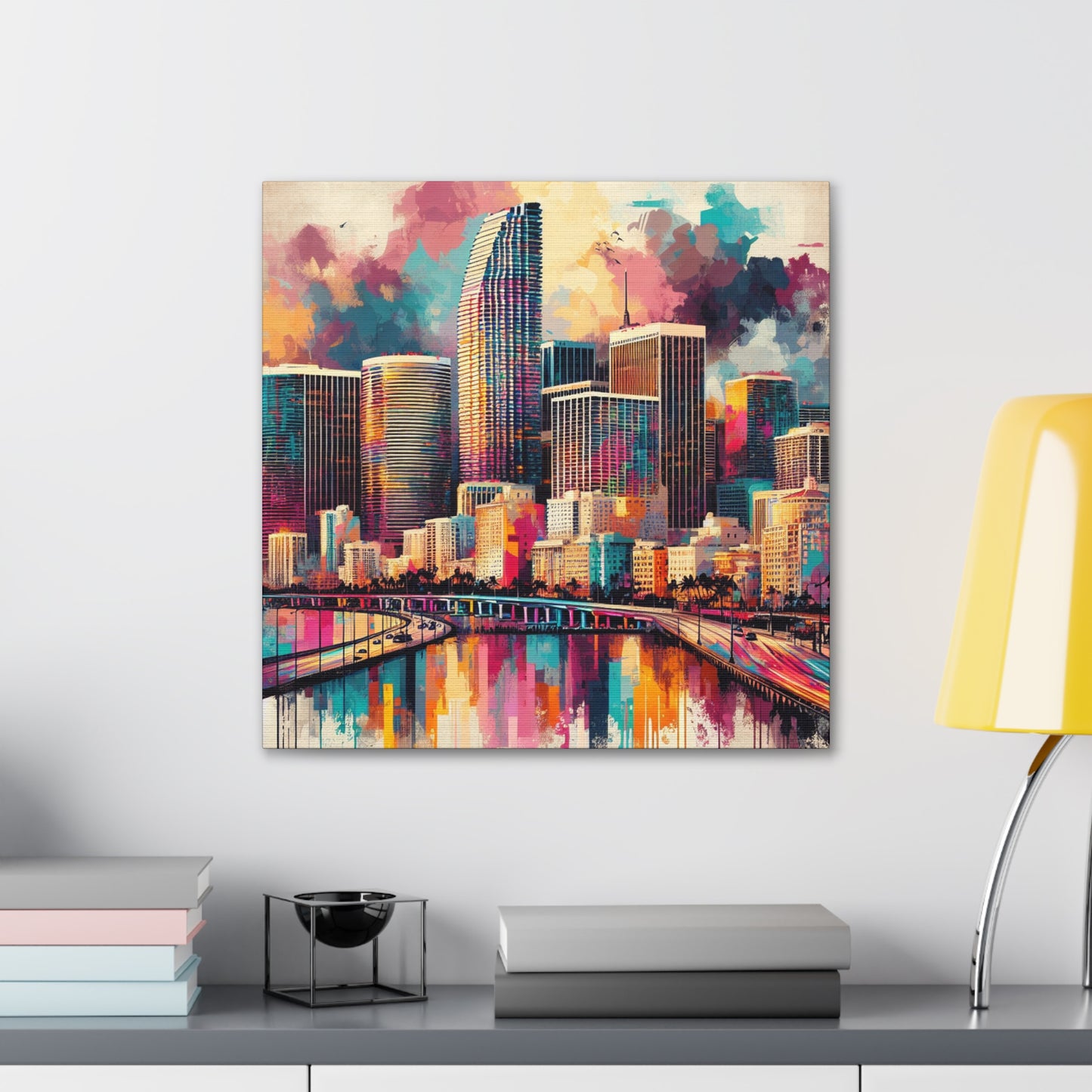 Magic City Vivid Expression - Canvas