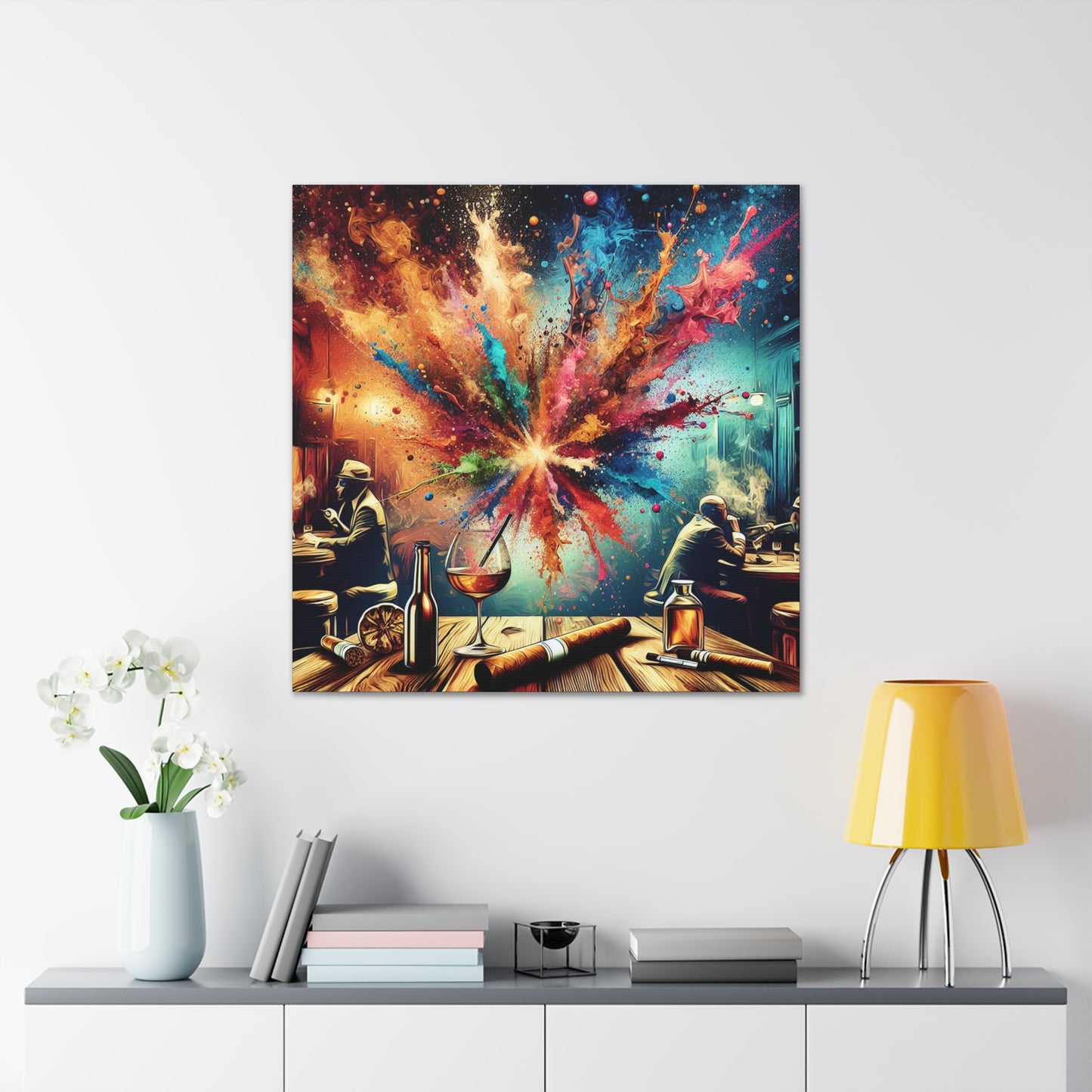 Lively Lounge Lights - Canvas