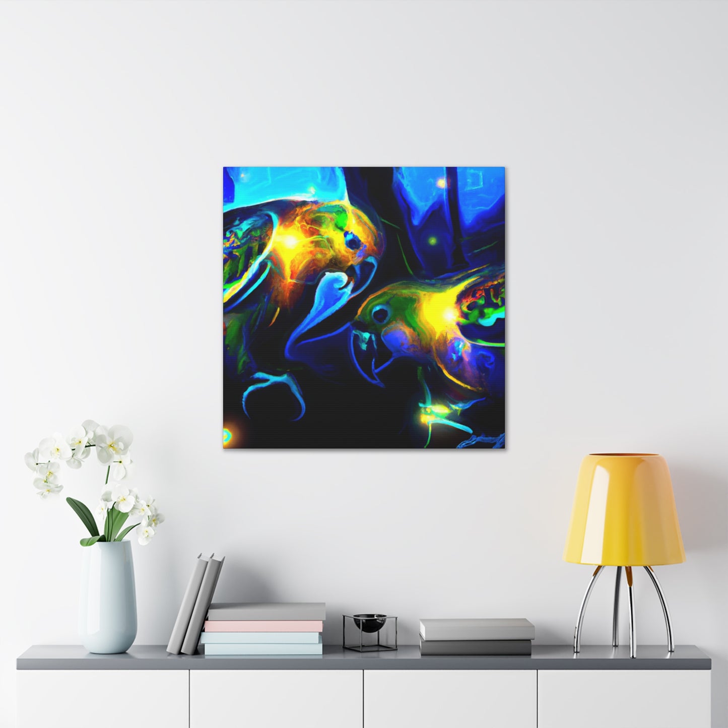 Pionus Fantasia Dreaming - Canvas