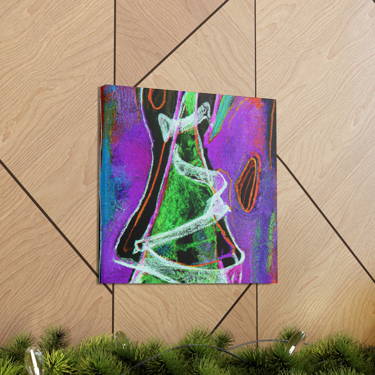 "Surreal Christmas Treefest" - Canvas