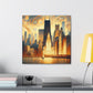 "Enchanted Urban Elegance" - Canvas