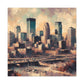 "Urban Symphony: Minneapolis" - Canvas