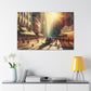 "Enigmatic Metropolis Scenery" - Canvas